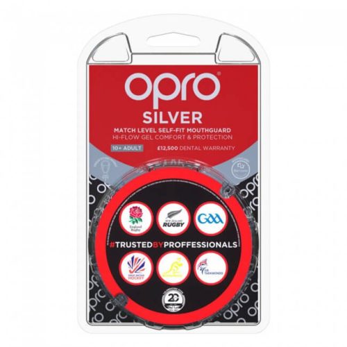 OPRO Gebitsbeschermer Silver Rood/Blauw