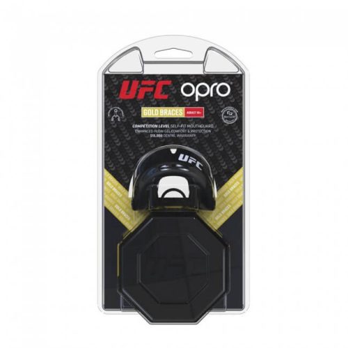 UFC Opro Gebitsbeschermer Gold Braces Zwart/Goud