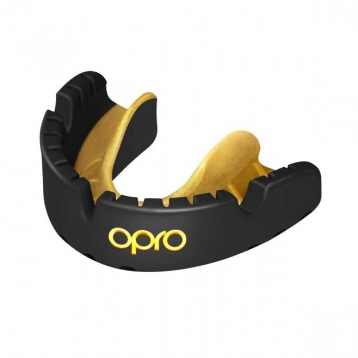 Opro Gebitsbeschermer Gold Braces Zwart/Goud
