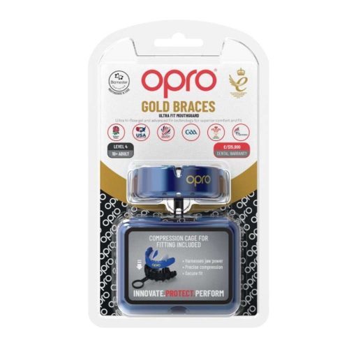 Opro Gebitsbeschermer Gold Braces V2 Blauw